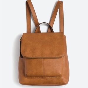 Market & Spruce Patricia Backpack. Faux leather. Brown.
